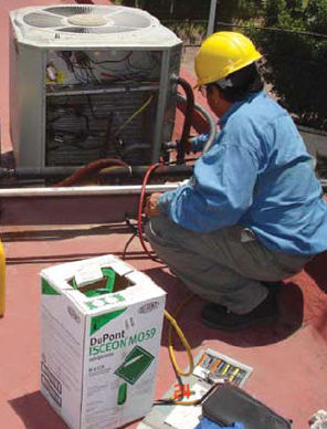 CARGAS DE GAS REFRIGERANTE 